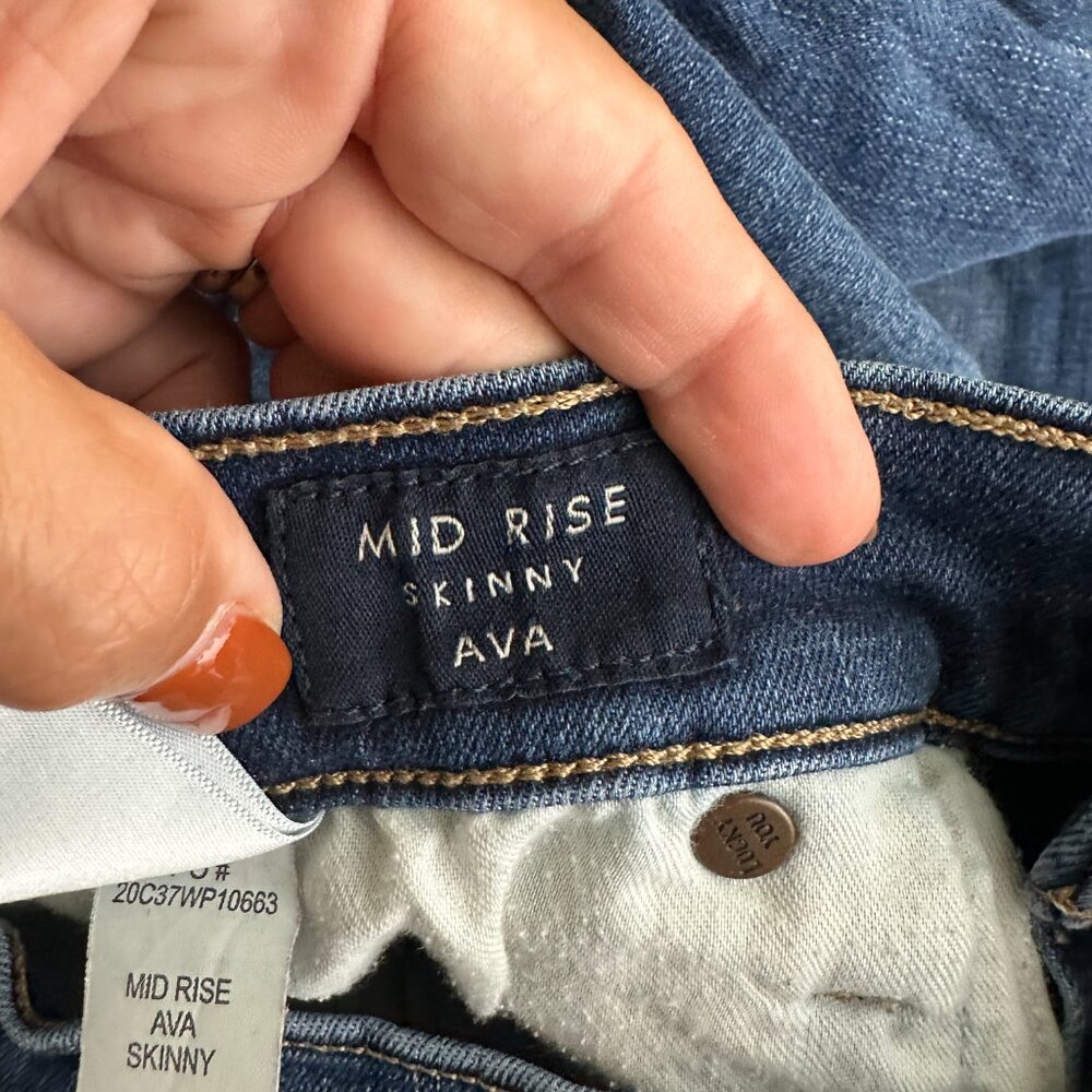 2/$30 Lucky Brand AVA Mid-rise Skinny Jeans Cheyenne 12 #A1388 - Picture 10 of 13